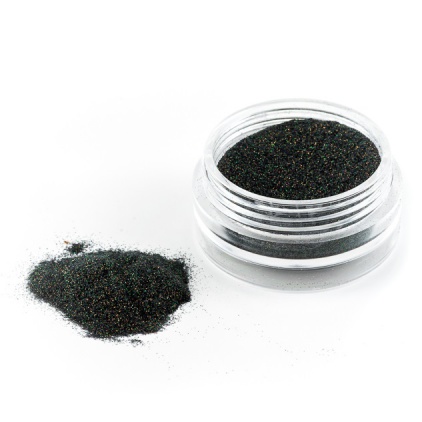 Glitzer Puder Anthrazit